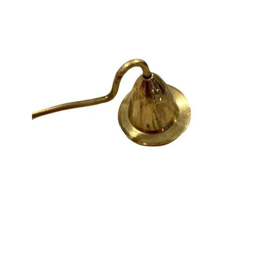 Solid Brass Long Handled Candle Snuffer MCM BOHO Candle Snuffer